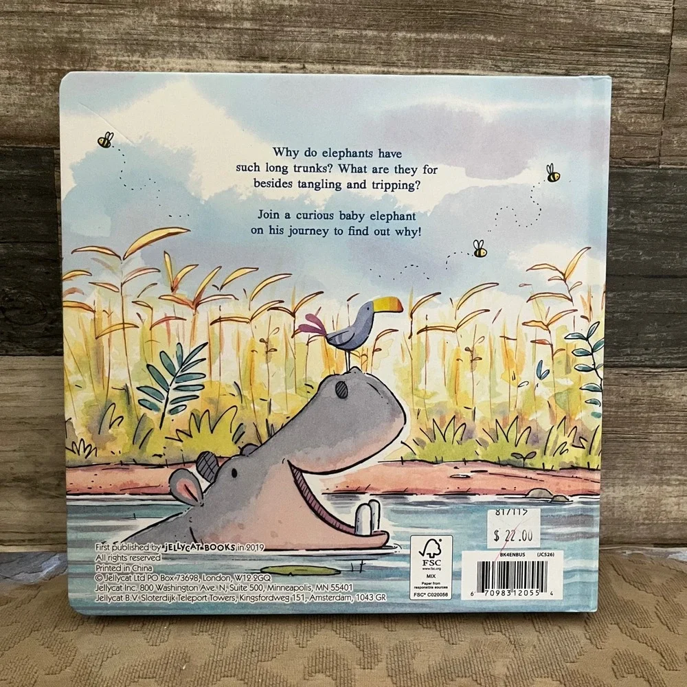 Jellycat An Elephant Nose Best Board Book Sue Samuels Danny Deeptown Childrens